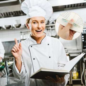 Ouligay 2Pcs Thumb Book Page Holder, Dried Flower Resin Book Holders for Reading, Book Finger Holder, Transparent Floral Book Opener Holder Bookmark, Reading Book Accessories Gifts for Book Lovers