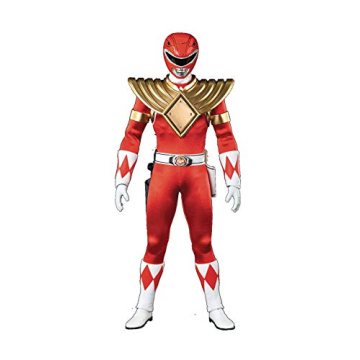 threezero Mighty Morphin Power Rangers: Dragon Shield Red Ranger Collectible Figure