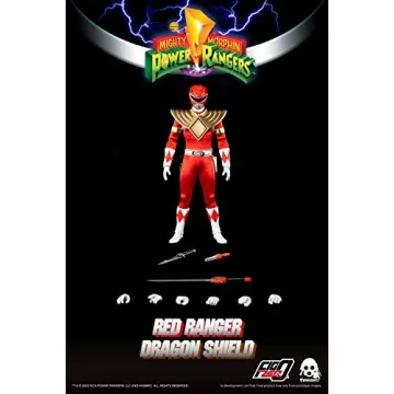 threezero Mighty Morphin Power Rangers Dragon Shield Figure