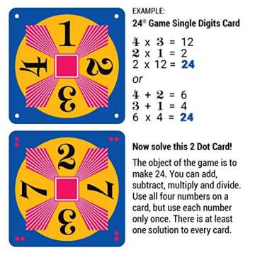 Engaging 24 GAME 96-Card Deck for Ages 12 and Up