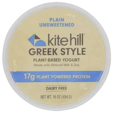 Kite Hill Plain Unsweetened Greek Syle Yogurt, 16 OZ