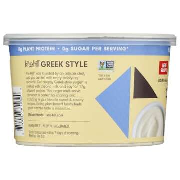 Kite Hill Plain Unsweetened Greek Syle Yogurt, 16 OZ
