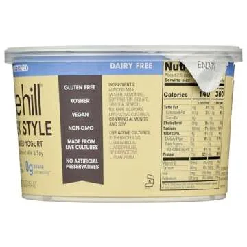 Kite Hill Plain Unsweetened Greek Syle Yogurt, 16 OZ