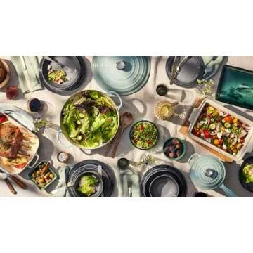 Le Creuset Enameled Cast Iron Signature Braiser, 3.5 qt., Sea Salt