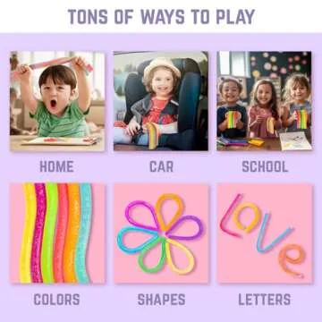 BunMo Glitter Stretchy Strings - Fidget Sensory Toys