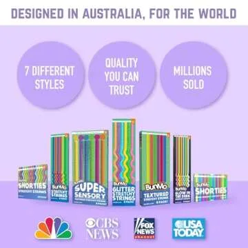 BunMo Glitter Stretchy Strings - Fidget Sensory Toys