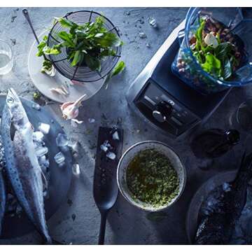 Vitamix A3500 Ascent Series Smart Blender, Professional-Grade, 64 oz. Low-Profile Container Bundle with The Vitamix Cookbook - 250 Delicious Whole Food Recipes