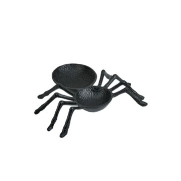 Black Spooky Spider Bowl for Halloween Celebrations
