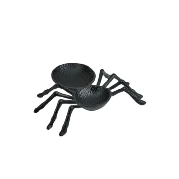 Black Spooky Spider Bowl for Halloween Celebrations