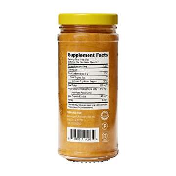 Superfood Honey by Beekeeper's Naturals - Bee Pollen, Royal Jelly, Propolis, Honey - Natural Energy,...