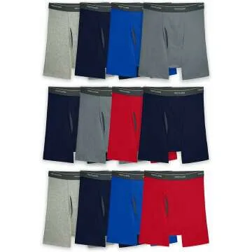 Comfortable Men's Coolzone Boxer Briefs Multipacks