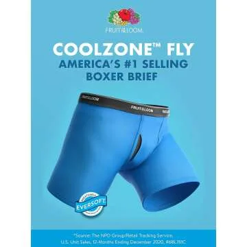 Comfortable Men's Coolzone Boxer Briefs Multipacks