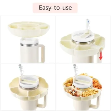 JANSAMN Snack Bowl for Stanley 40 oz Tumbler