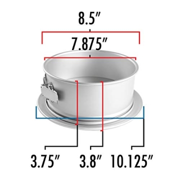 Fat Daddio's Aluminum Springform Pan for Perfect Cheesecakes
