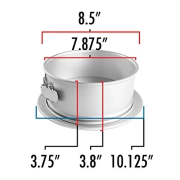 Fat Daddio's Aluminum Springform Pan for Perfect Cheesecakes