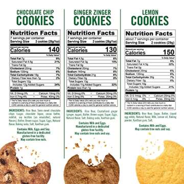 Tate's Gluten Free Cookie Variety Pack | Assorted Treats