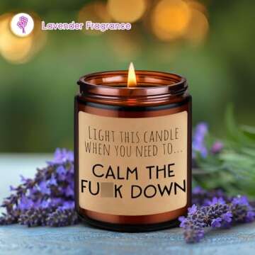 Miracu Calming Candles, Stress Relief Gifts for Women - Funny Aromatherapy Candles for Women, Anxiet...