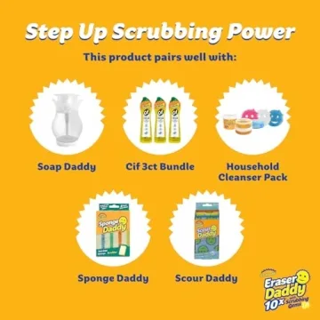 Scrub Daddy Eraser Daddy Sheets - Versatile & Durable Cleaning Solution