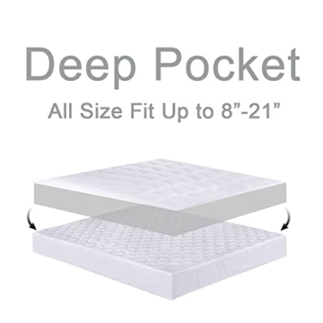 Extra Thick Queen Mattress Topper for Back Pain Relief