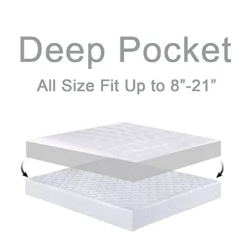 Extra Thick Queen Mattress Topper for Back Pain Relief