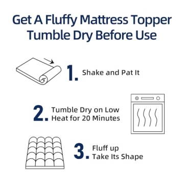 Extra Thick Queen Mattress Topper for Back Pain Relief