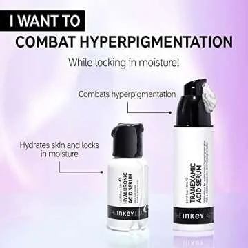 The INKEY List Tranexamic Acid Serum, Helps Reduce Appearance of Skin Discoloration, Dark Spots and Uneven Patches, Healthy-Looking Skin Tone, 1 fl oz