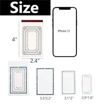 120 PCS Vintage Scrapbook Paper Label for Junk Journal Supplies,Decorative Die-cut Frame Assorted Scrapbooking Papers for Collage,Writing Drawing,DIY Crafts Arts,Bullet Journals,Planners