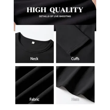 ANRABESS Women's Long Sleeve Thermal Shirts - Cozy Style