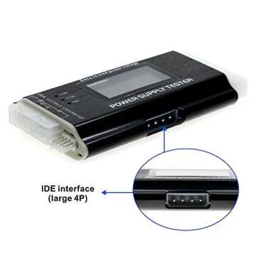 Optimal 20+4 Pin LCD Power Supply Tester for All Connectors