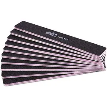 PANA Jumbo Double-Sided Emery Nail File for Perfect Nails