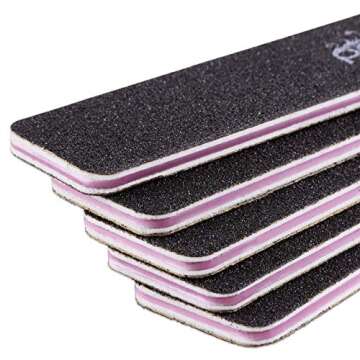 PANA Jumbo Double-Sided Emery Nail File for Perfect Nails