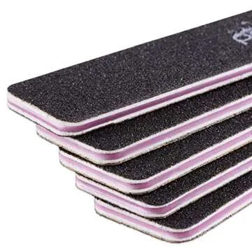 PANA Jumbo Double-Sided Emery Nail File for Perfect Nails