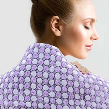 Pasonio Weighted Heating Pad for Pain Relief & Comfort