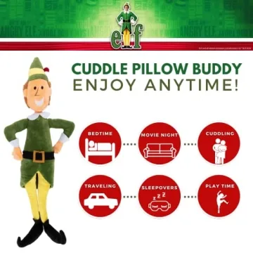 Franco Elf Buddy Movie Plush Cuddle Pillow for Fans