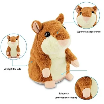 YOEGO Talking Hamster - Funny Interactive Plush Toy