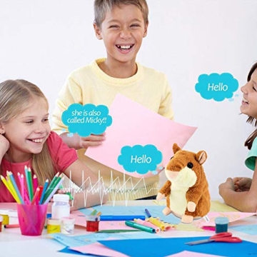 YOEGO Talking Hamster - Funny Interactive Plush Toy