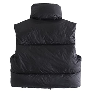 Chic Songling Women's Winter Crop Vest for Fashion and Warmth