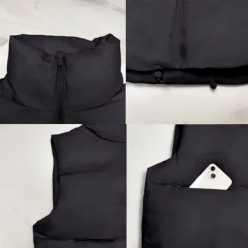 Chic Songling Women's Winter Crop Vest for Fashion and Warmth