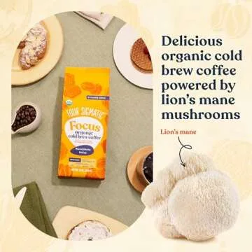 Four Sigmatic Cold Brew Coffee Grounds with Lion's Mane