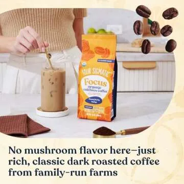 Four Sigmatic Cold Brew Coffee Grounds with Lion's Mane