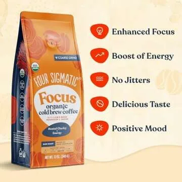 Four Sigmatic Cold Brew Coffee Grounds with Lion's Mane