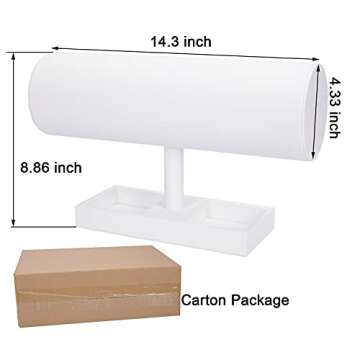 Stylish White Leather Headband Organizer for Women