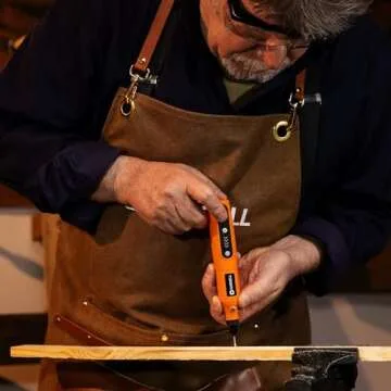 HARDELL Mini Cordless Rotary Tool 3.7V, 5-Speed and USB Charging with 36 Accessories, Multi-Purpose Power Rotary Tool for Sanding, Polishing, Drilling, Carving, Engraving, DIY Crafts