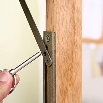 HOME BI Wall Mounted Folding Desk with Ample Storage