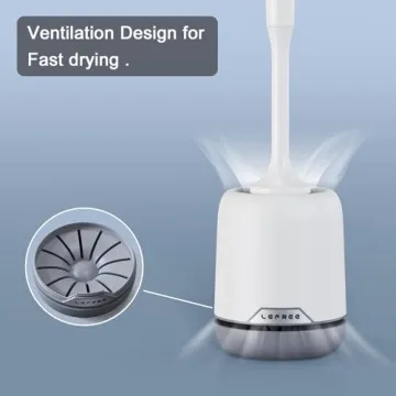 Lefree Silicone Toilet Brush and Holder for Effective Cleaning