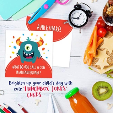 Party Profi Lunch Box Jokes for Kids - 60 Fun Cards