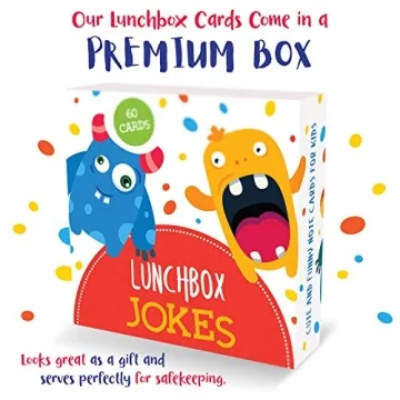 Party Profi Lunch Box Jokes for Kids - 60 Fun Cards