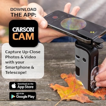 Carson MicroFlip Pocket Microscope - STEM Learning Tool
