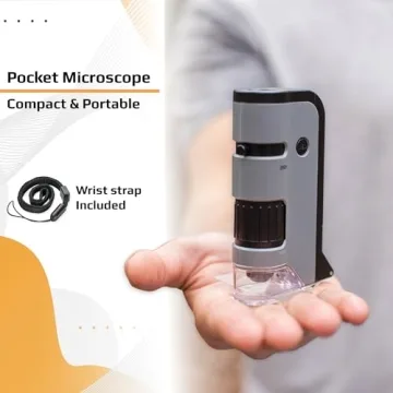 Carson MicroFlip Pocket Microscope - STEM Learning Tool