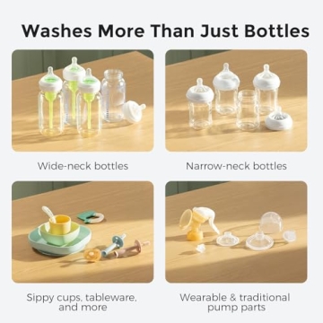 Momcozy KleanPal Pro Baby Bottle Washer for Easy Cleaning